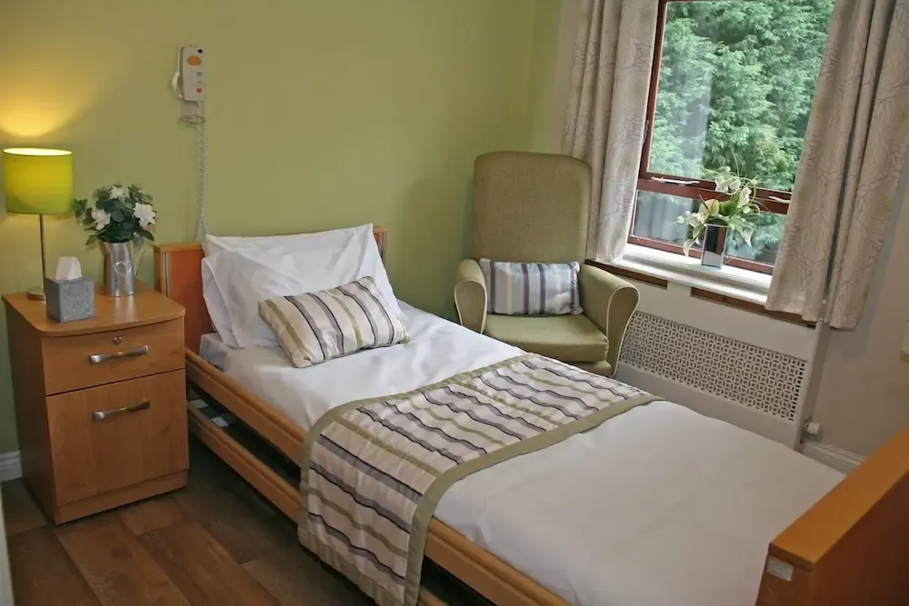 Abbey Grange care home bedroom