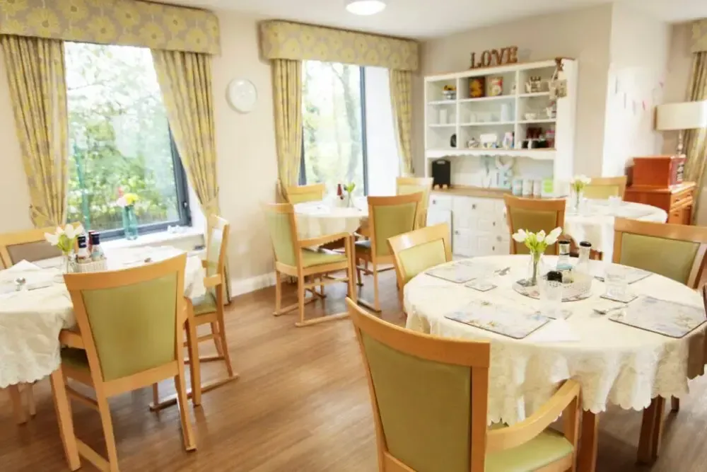 Abbey Wood Lodge Care Home dining room