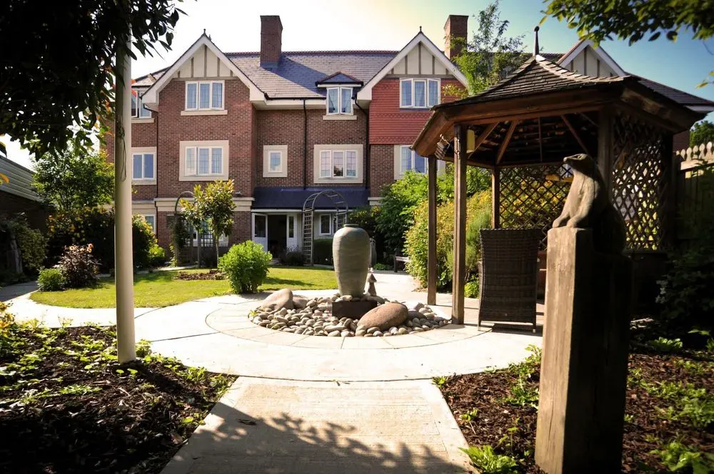 Anisha Grange Care Home garden and exterior