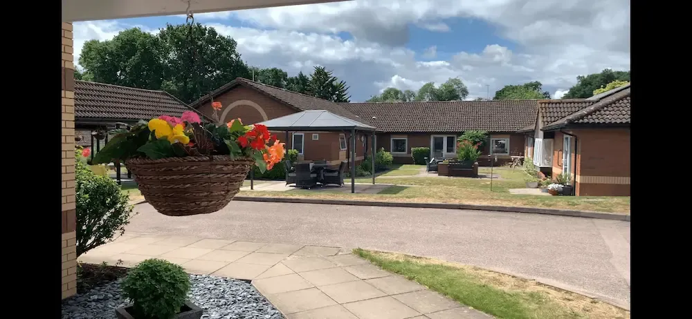 Avocet Court Care Home garden and exterior