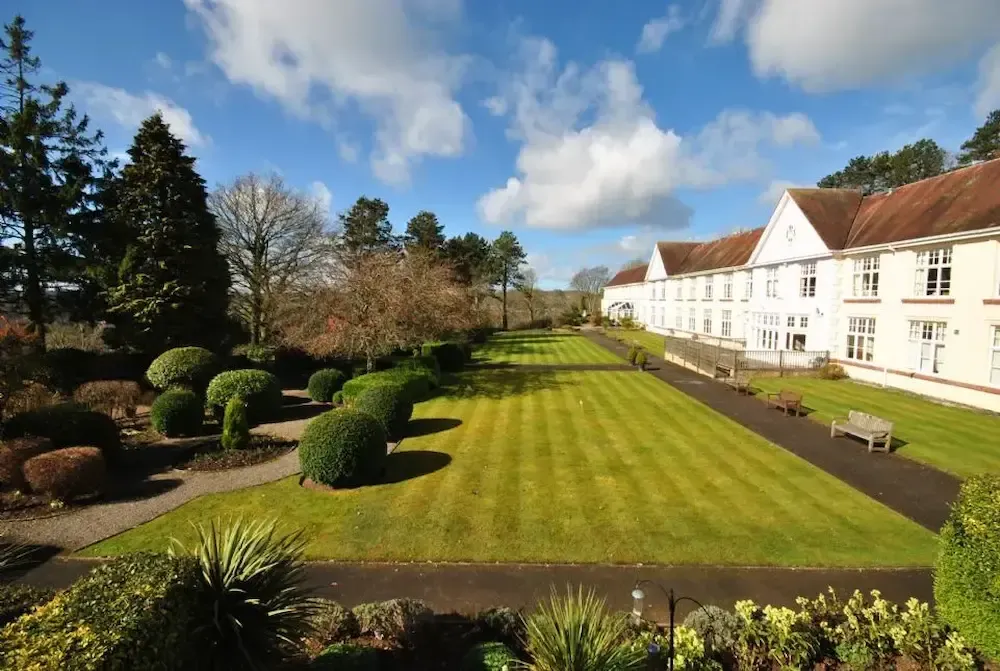 Avonpark Village garden and exterior