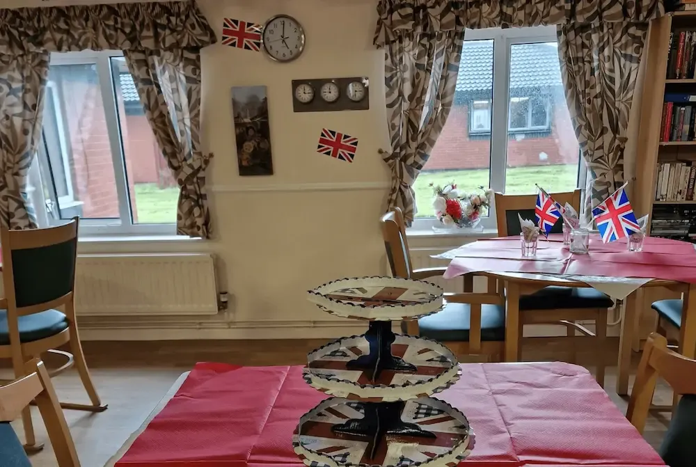 Bedford Care Home lounge