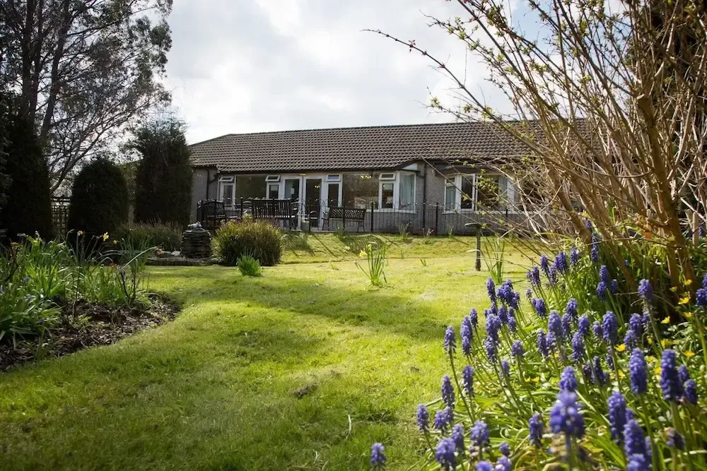 Belmont Lodge Care Home garden and exterior