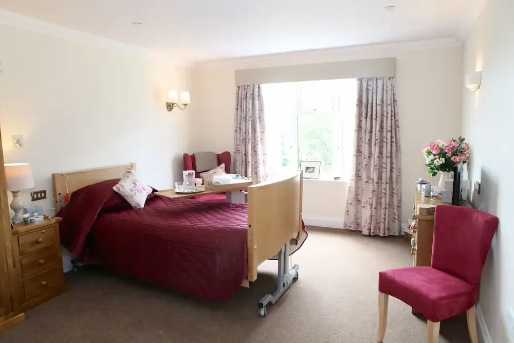 Bryn Ivor Lodge Care Home bedroom