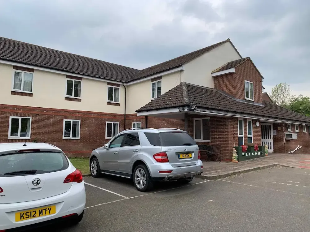 Cheaney Court Care Home exterior and car park