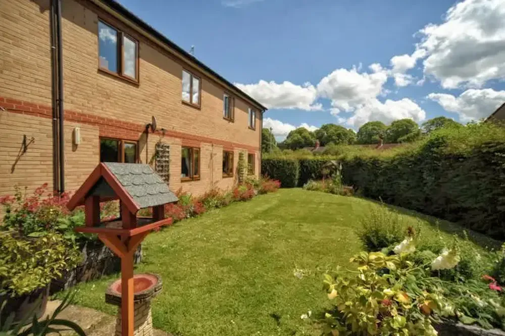 Church View Care Home garden and exterior