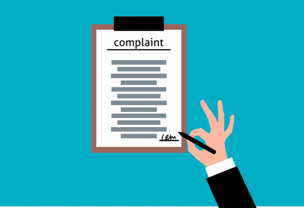 Complaint letter