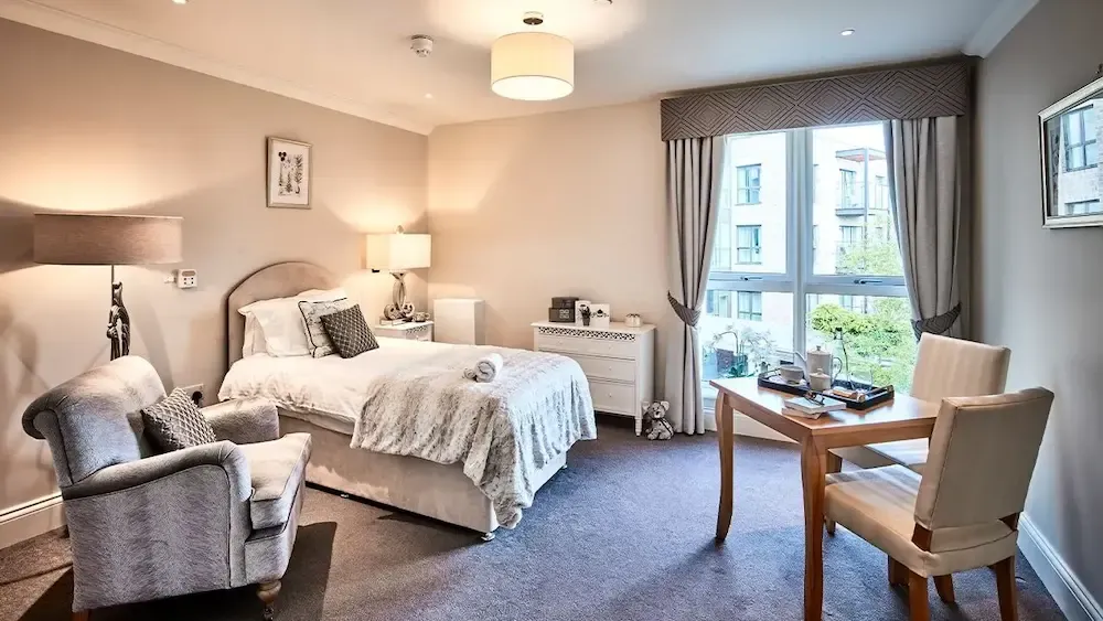 Elton House Care Home bedroom