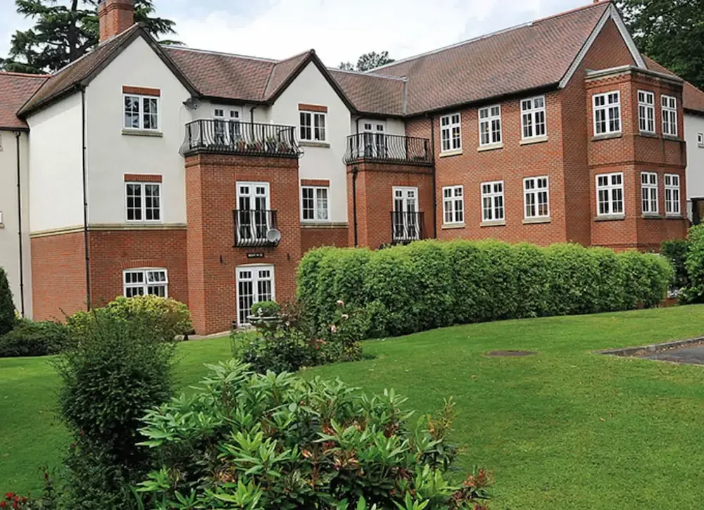 Erskine Hall Care Home garden and exterior