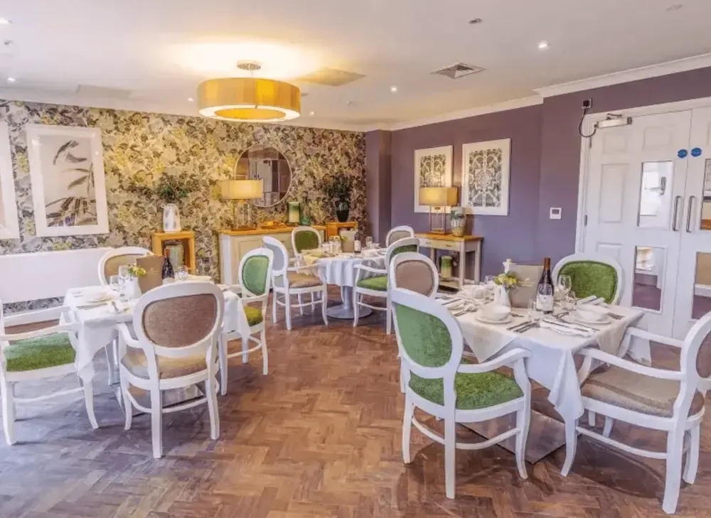 Farley Gardens Care Home dining room