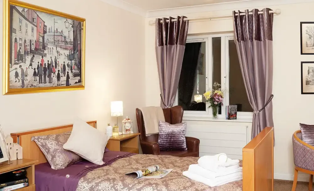 Farnworth Care Home bedroom