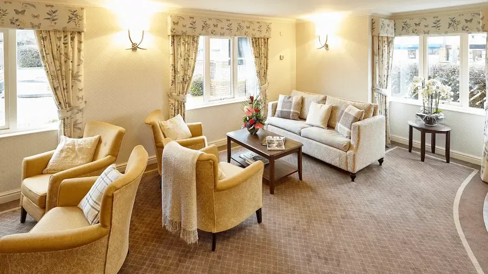 Glenmoor House Care Home communal lounge