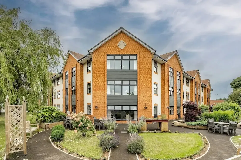 Gower Gardens Care Home garden and exterior