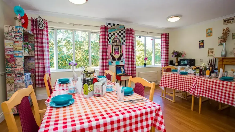 Greenacres Care Home dining room