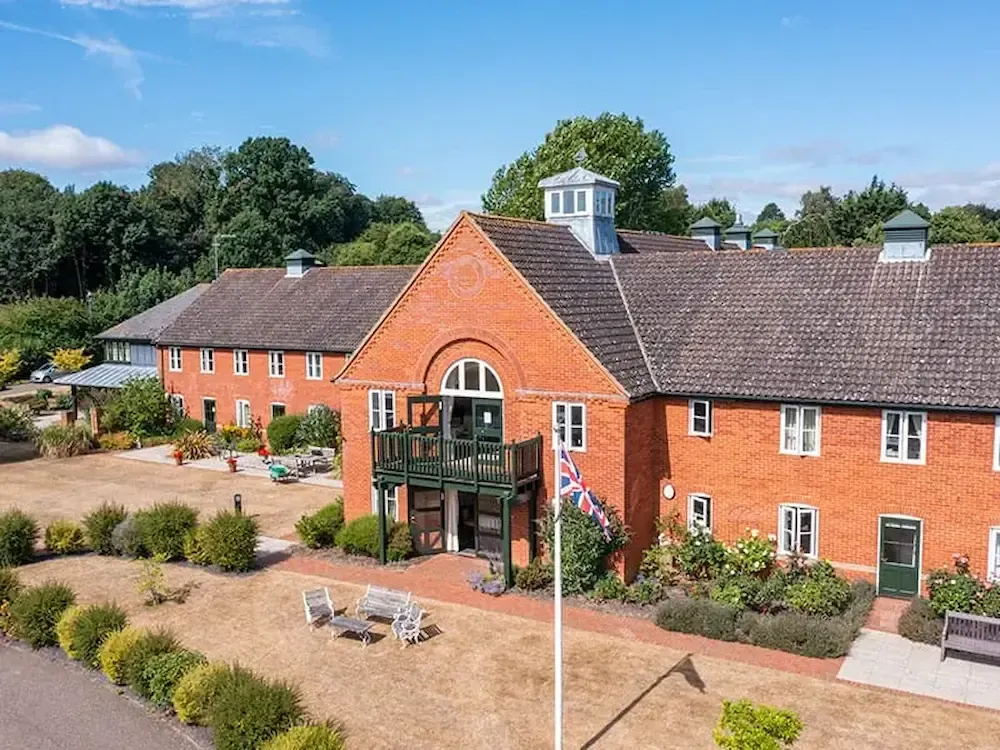 Grove Court Care Home garden and exterior