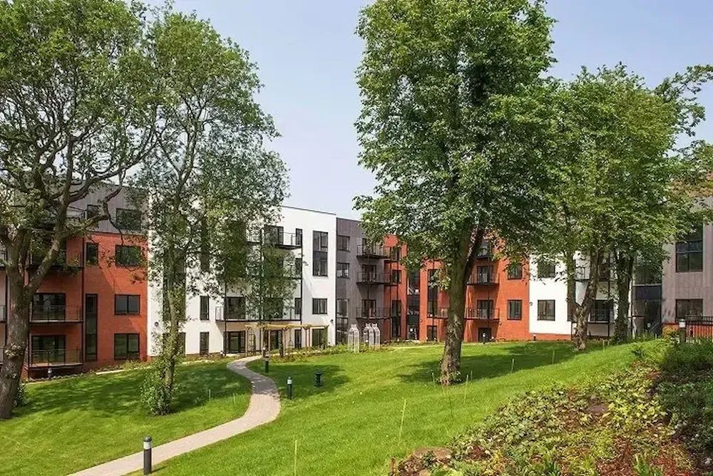 Hagley Road Village exterior and gardens