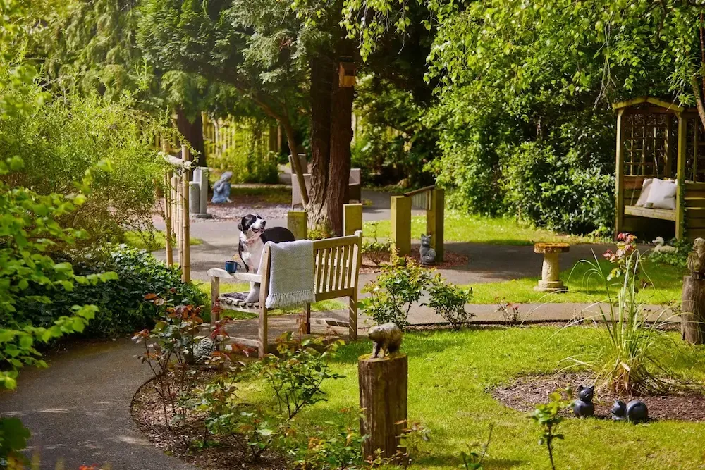 Hallmark Bucklesham Grange Care Home garden