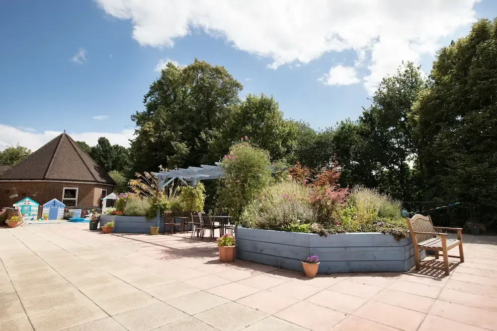 Hillbeck Care Home patio