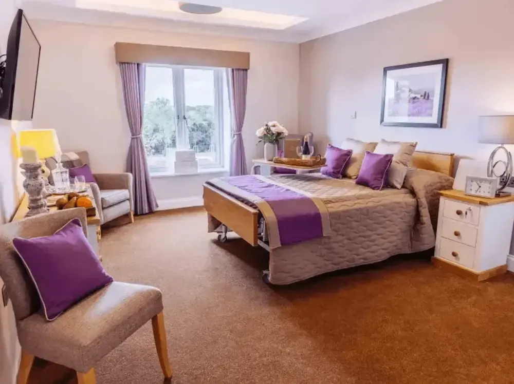 Iverley View Care Home bedroom