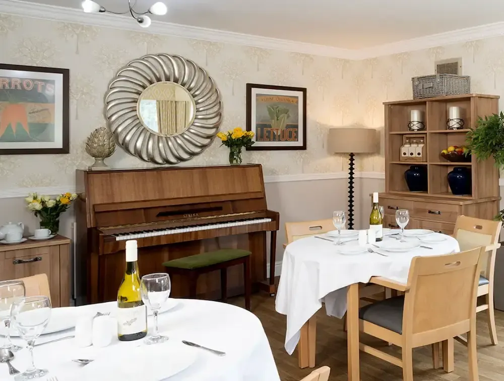 Kenyon Lodge Care Home dining room