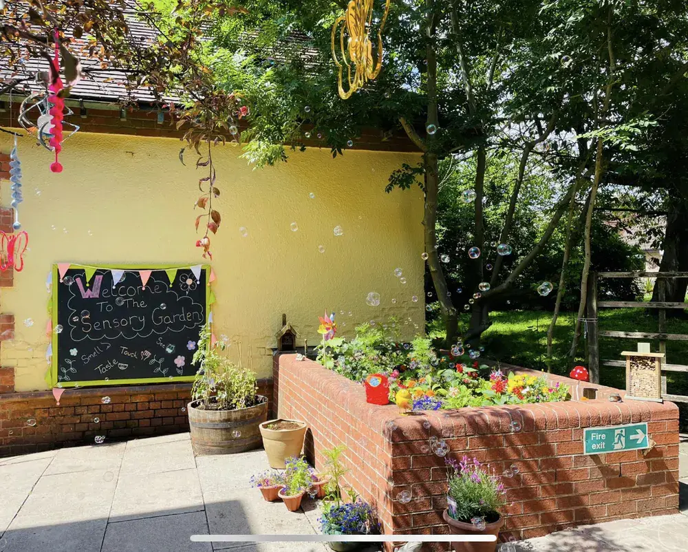 Kirby Grange care home sensory garden