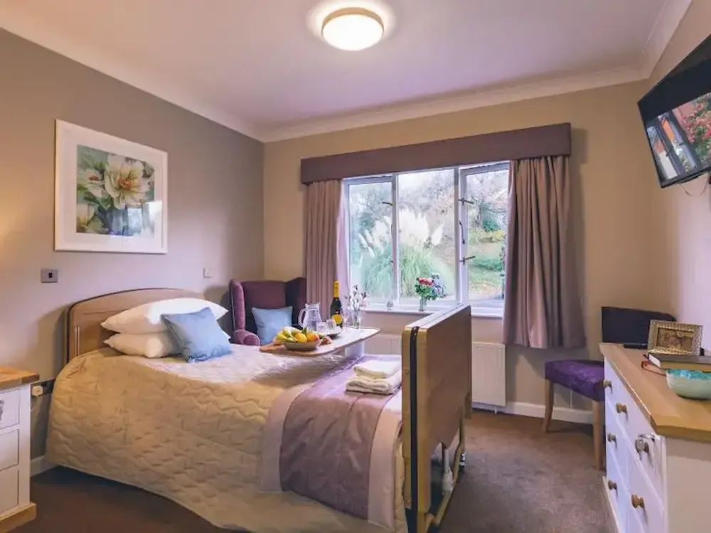 Mulberry Court Care Home bedroom