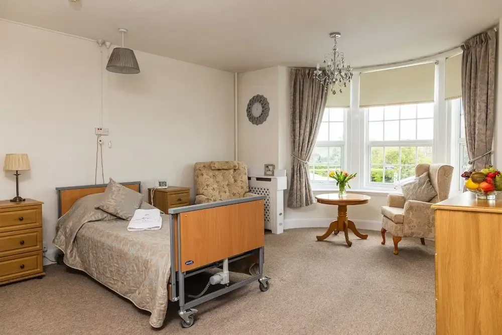 Oakland Grange Care Home bedroom