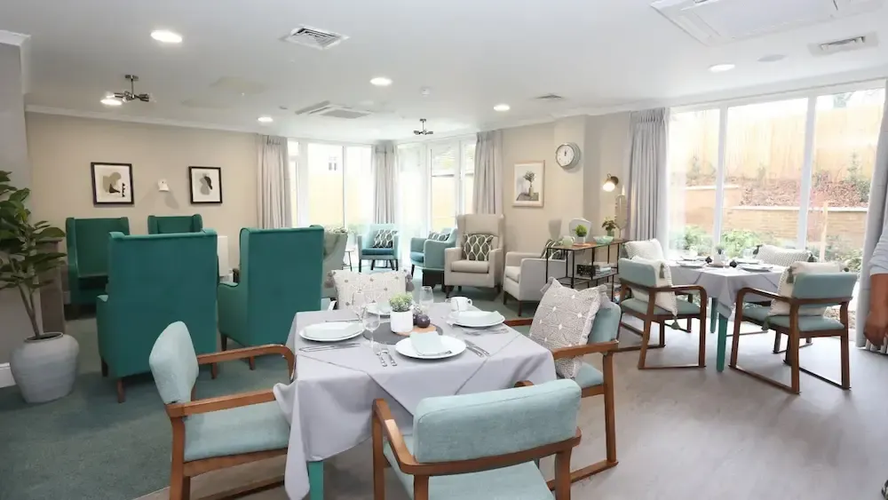 Oakmoor Lodge Care Home lounge