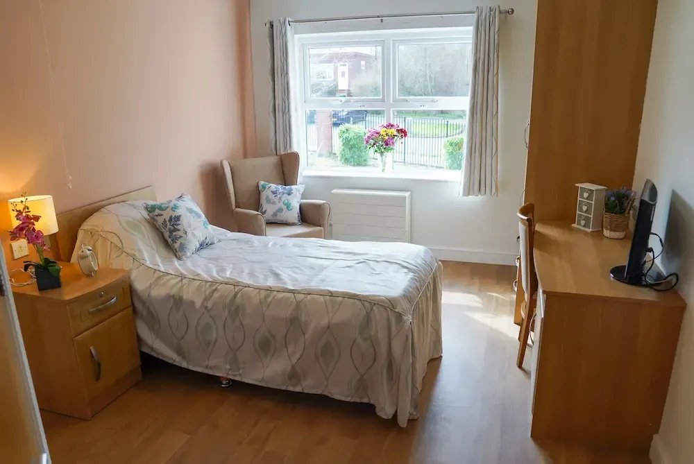 Park View Care Home bedroom