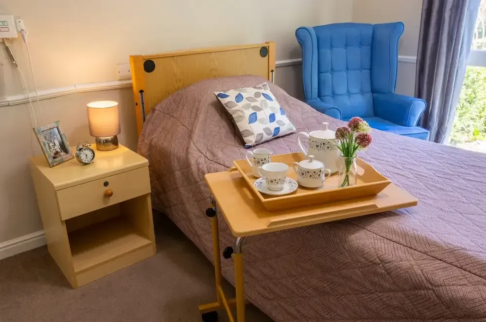 Parkside Care Home bedroom