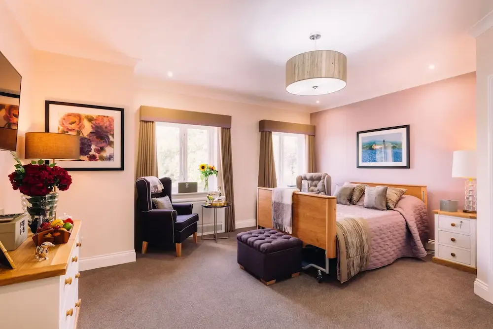 Peony Court Care Home bedroom