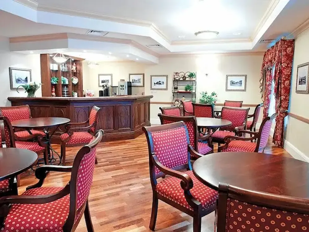 Purley Gardens Care Home dining room