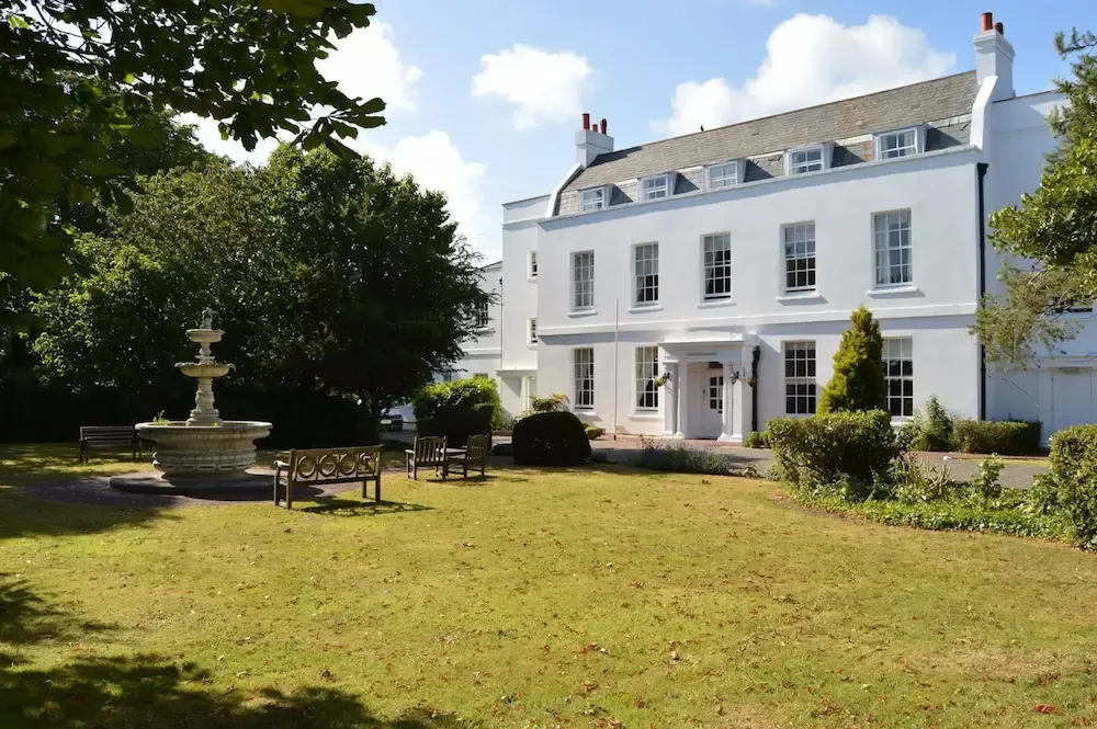 Rectory House Care Home garden and exterior