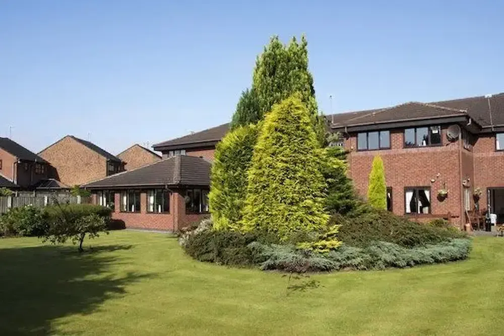 Regency Care Home garden and exterior