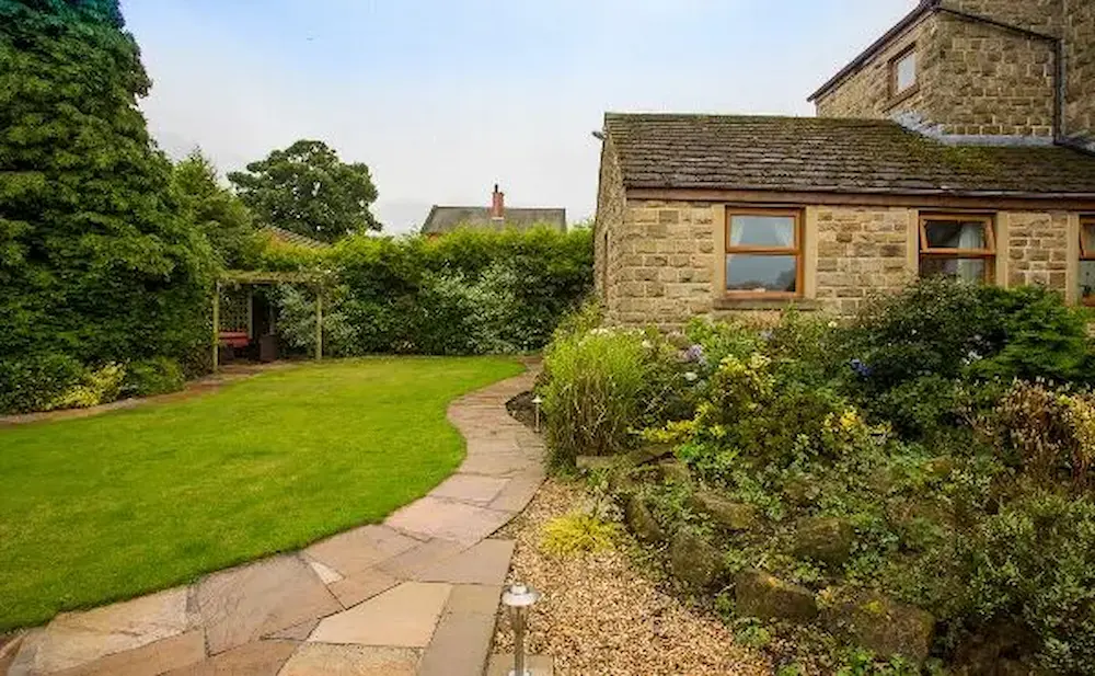 Roberttown Care Home garden and exterior