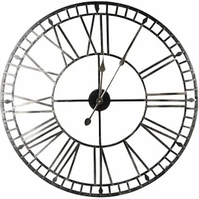 Roman numeral clock