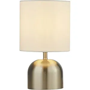 Satin Shaded Touch Lamp
