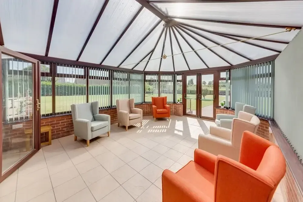 South Moor Lodge Care Home conservatory