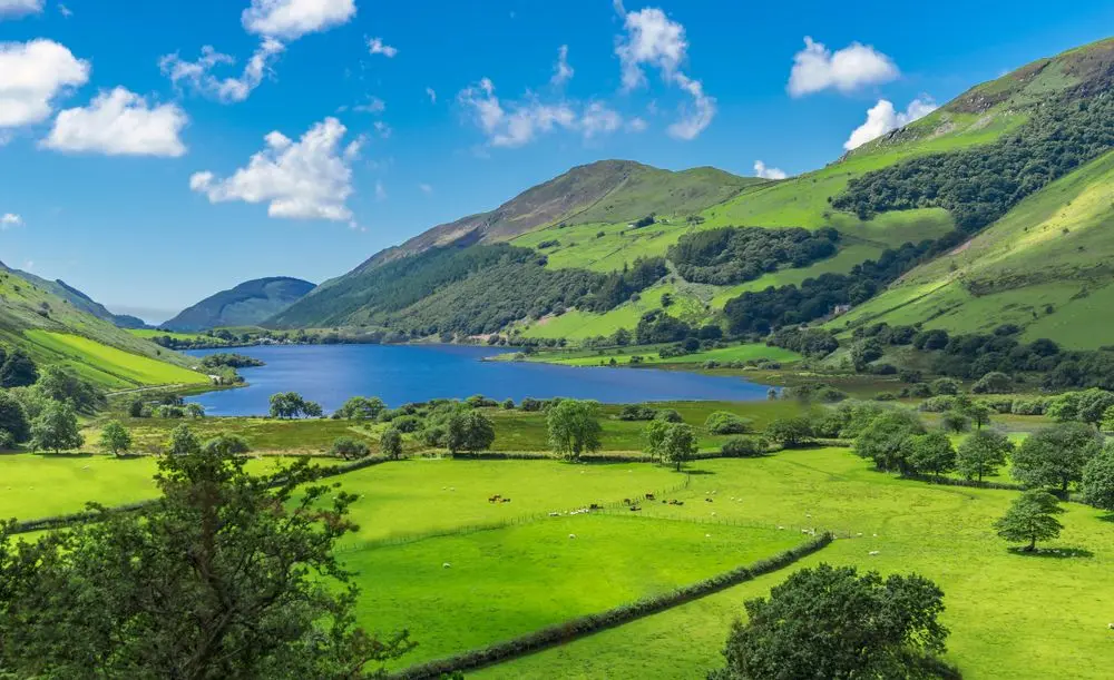 Talyllyn Glacier Lake in Wales