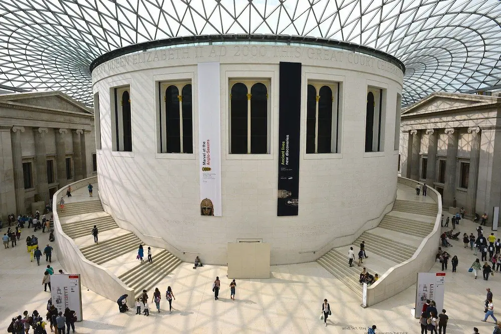 The British Museum entrance hall