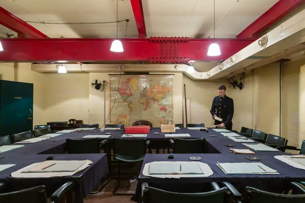 The Cabinet War Room in Churchill's War Rooms