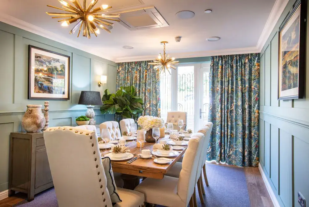 The Chase care home dining room