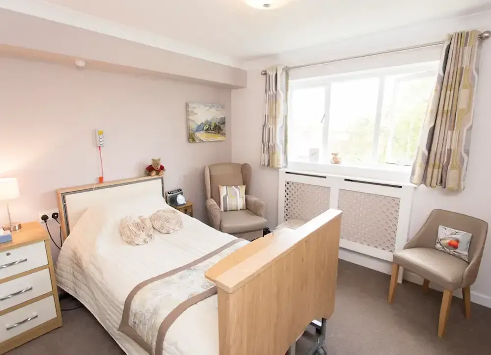 The Queensmead Care Home bedroom