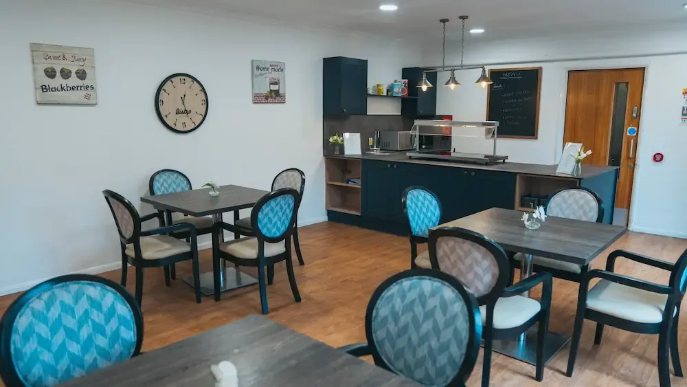 The Summers Care Home dining room