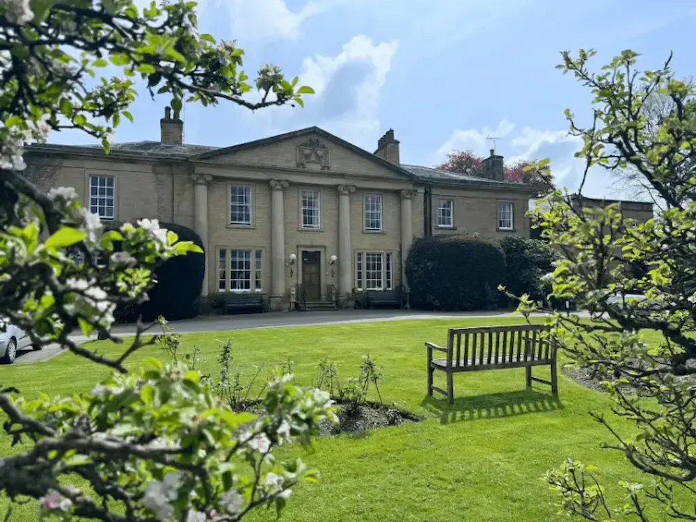 Walton Manor Care Home garden and exterior