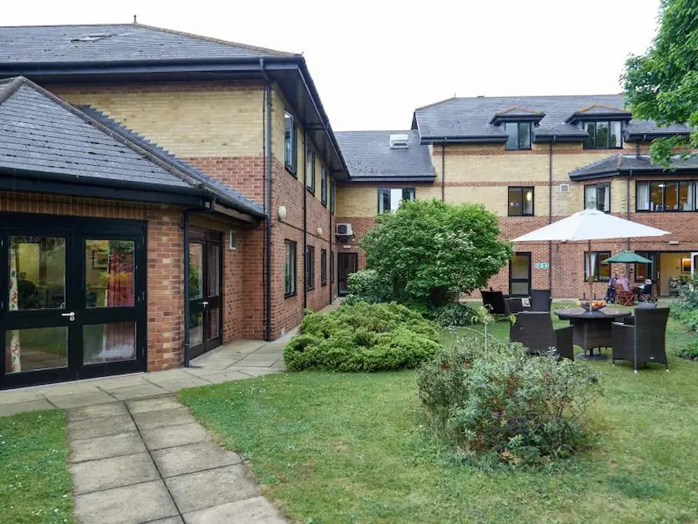 Westgate House Care Home garden and exterior