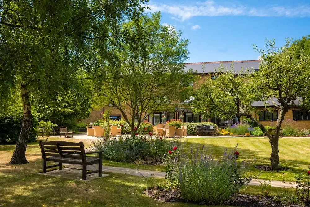 Wilhelmina House Care Home garden and exterior