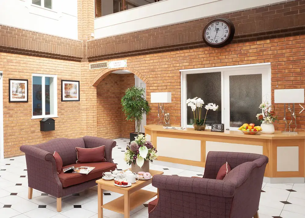 Wrottesley Park House Care Home lounge